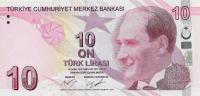 Gallery image for Turkey p223c: 10 Lira