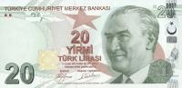 Gallery image for Turkey p224a: 20 Lira