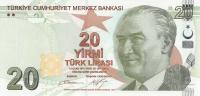 Gallery image for Turkey p224c: 20 Lira