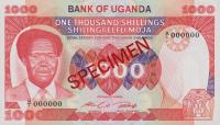 p23s from Uganda: 1000 Shillings from 1983
