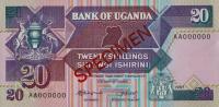 Gallery image for Uganda p29s: 20 Shillings