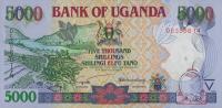 Gallery image for Uganda p40b: 5000 Shillings