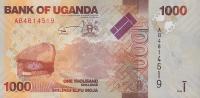 p49a from Uganda: 1000 Shillings from 2010