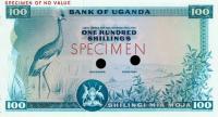 p4ct from Uganda: 100 Shillings from 1966