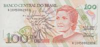 p228a from Brazil: 100 Cruzeiros from 1990