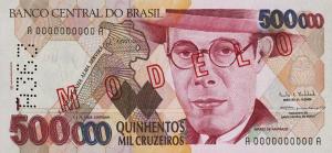 Gallery image for Brazil p236s: 500000 Cruzeiros