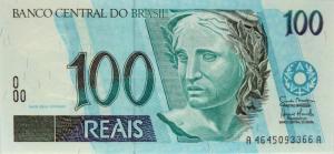 p247f from Brazil: 100 Reais from 1994