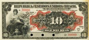 p34s from Brazil: 10 Mil Reis from 1912