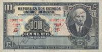 p71a from Brazil: 100 Mil Reis from 1936