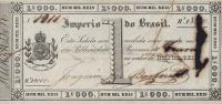 pA151a from Brazil: 1 Mil Reis from 1889