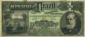 pA255a from Brazil: 1 Mil Reis from 1869