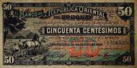 p2b from Uruguay: 50 Centesimos from 1896