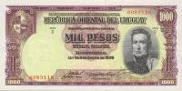 p41c from Uruguay: 1000 Pesos from 1939