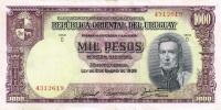 Gallery image for Uruguay p45a: 1000 Pesos