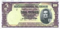 p45s from Uruguay: 1000 Pesos from 1939