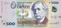 p97 from Uruguay: 500 Pesos Uruguayos from 2014
