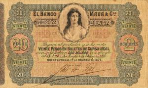 Gallery image for Uruguay pS292a: 20 Pesos