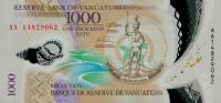 p13 from Vanuatu: 1000 Vatu from 2014