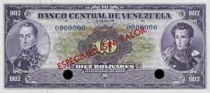 Gallery image for Venezuela p38s: 10 Bolivares