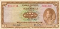 p48a from Venezuela: 100 Bolivares from 1963