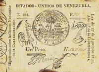 p4 from Venezuela: 1 Peso from 1811