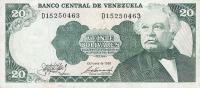 p63a from Venezuela: 20 Bolivares from 1981