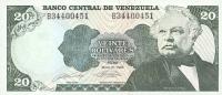 p63c from Venezuela: 20 Bolivares from 1990