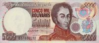 p78a from Venezuela: 5000 Bolivares from 1997