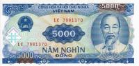 Gallery image for Vietnam p108a: 5000 Dong