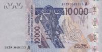 Gallery image for West African States p118Ar: 10000 Francs