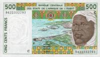 p310Cd from West African States: 500 Francs from 1994