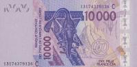 p318Cm from West African States: 10000 Francs from 2013