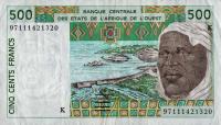 Gallery image for West African States p710Kh: 500 Francs