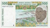 Gallery image for West African States p710Kj: 500 Francs