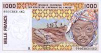 Gallery image for West African States p711Ki: 1000 Francs
