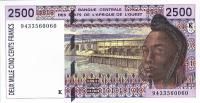 Gallery image for West African States p712Kc: 2500 Francs