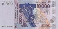 p718Kh from West African States: 10000 Francs from 2009