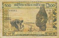 p802Tl from West African States: 500 Francs from 1959