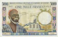 Gallery image for West African States p804Tm: 5000 Francs