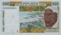 p810Tm from West African States: 500 Francs from 2002
