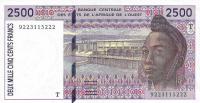 p812Ta from West African States: 2500 Francs from 1992