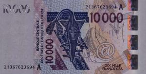 Gallery image for West African States p118At: 10000 Francs
