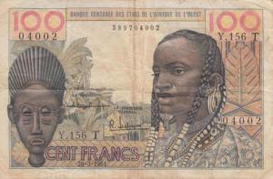 Gallery image for West African States p801Tb: 100 Francs