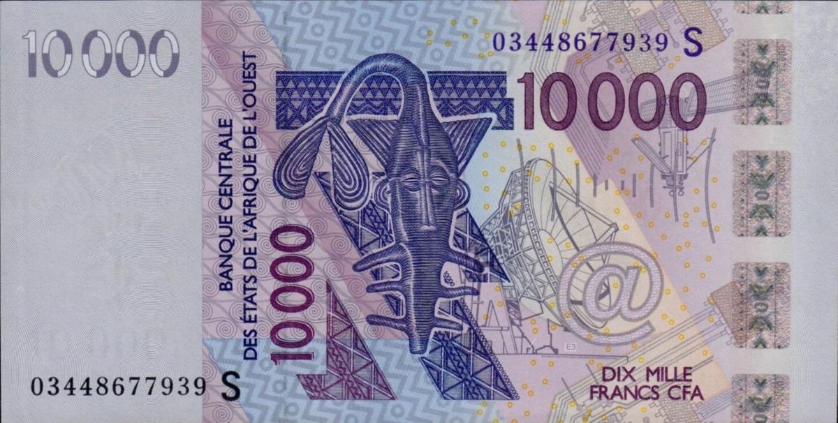 Front of West African States p918Sa: 10000 Francs from 2003