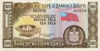 p18a from Western Samoa: 10 Tala from 1967