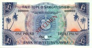 Gallery image for Western Samoa p14s: 1 Pound