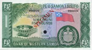 Gallery image for Western Samoa p15s: 5 Pounds
