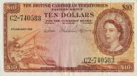 Gallery image for British Caribbean Territories p10b: 10 Dollars