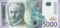 p159r from Yugoslavia: 5000 Dinara from 2002