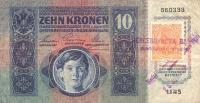 p6b from Yugoslavia: 10 Kroner from 1919